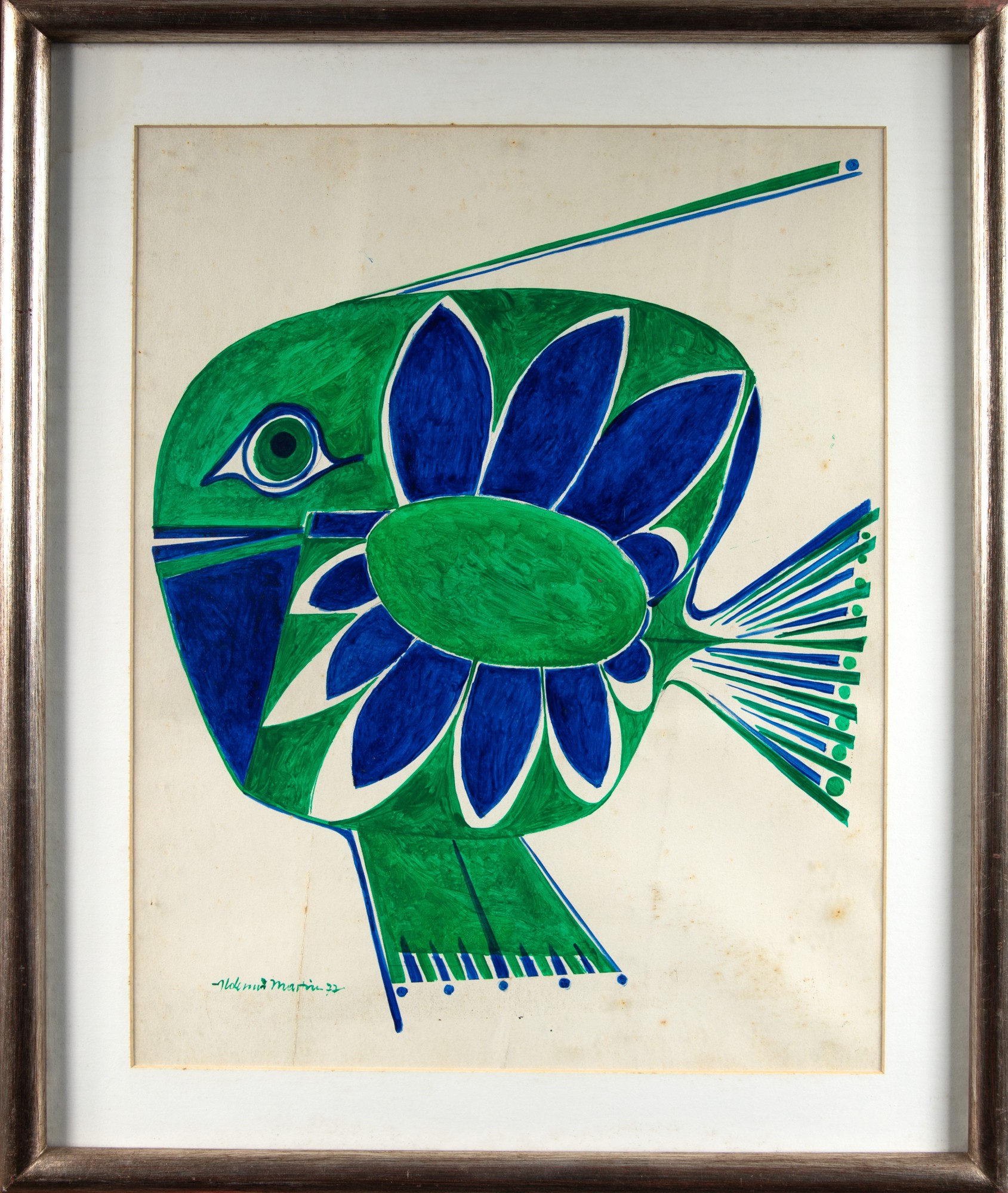 Aldemir Martins - Peixe Verde e Azul