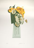 Carlos Scliar - Vaso com flor