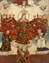 Escola Cusquenha - Nossa Senhora Mãe da Igreja